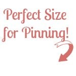 perfect size for pinning