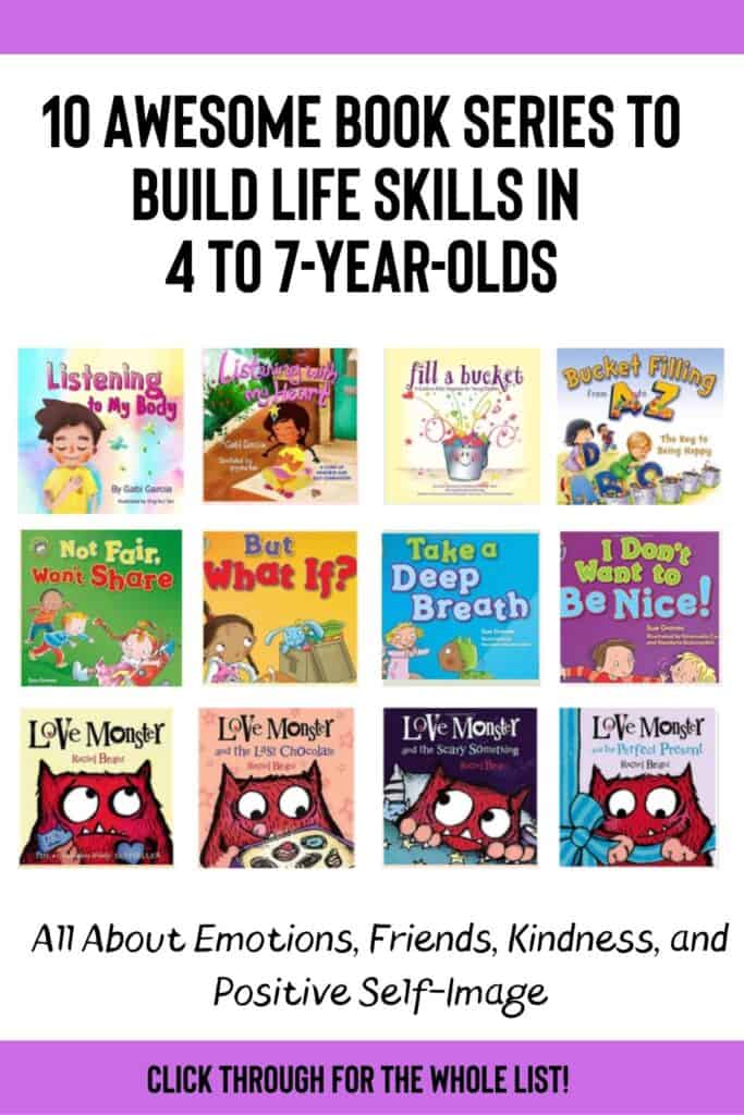 10 großartige Buchreihen zum Aufbau von Lebenskompetenzen bei 4- bis 7-Jährigen