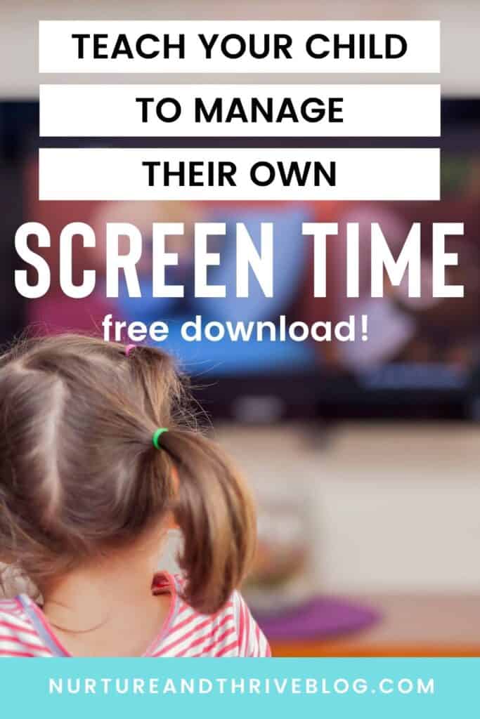 set screen time limits your child can manage! 