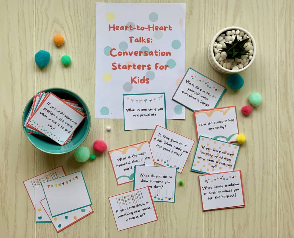 Heart-to-Heart Talks: 80 Conversation Starters for Kids